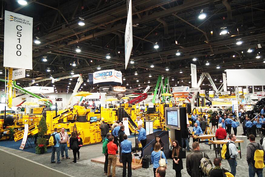 Grúpa QGM agus ZENITH ar taispeáint ag World of Concrete 2017